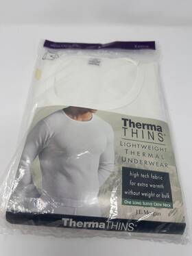 Therma Thins 043935605094 Waffle Shirt Top Men S Size Usa New Package