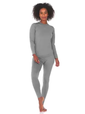 Thermajane 856780008077 Long Johns Thermal Underwear For Women Fleece Lined Base Layer Paj