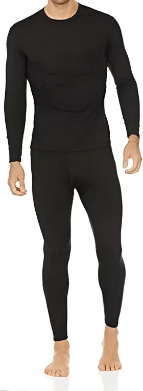 Thermajohn 313034173153 Long Johns Thermal Underwear For Men Fleece Lined Base Layer Set Cold Weathe
