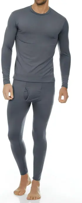 Thermajohn 445018944985 Long Johns Thermal Underwear For Men Fleece Lined Base Cold Weather