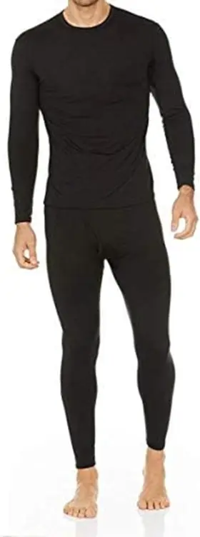 Thermajohn 705353987366 Long Johns Thermal Underwear For Men Fleece Lined Base Layer Set