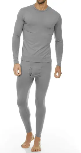 Thermajohn 744110955989 Long Johns Thermal Underwear Men Fleece Lined Base Layer Set Cold Wea