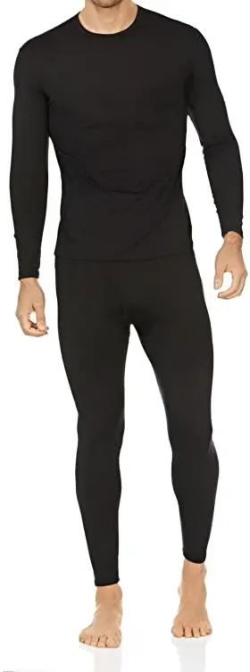 Thermajohn 810000411078 Long Johns Thermal Underwear For Men Fleece Lined Base Layer Set F