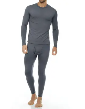 Thermajohn 810000412990 Long Johns Thermal Underwear For Men Fleece Lined Base Layer Set Cold Wea