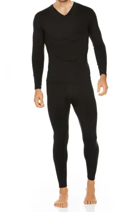 J-t-mvs-1836 Thermajohn Men Thermal Underwear Long Johns Fleece Base Layer Cold Weather Set