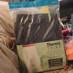 Thermalthins Pgmo689 Vintage Thermathins Lightweight Thermal Base Layer Size Large 38-40 For Men Nwt