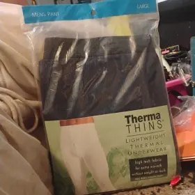 Pgmo689 Thermalthins Vintage Thermathins Lightweight Thermal Base Layer Size Large 38-40 For Men Nwt