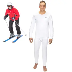 Thermeez 810028820371 Thermal Underwear For Men Long Johns Sleeve Shirt And Pants Set Base
