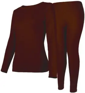 Toson 719547838051 Womens Thermal Underwear Set Long Johns With Fleece Lined Ultra Soft Top And Bo