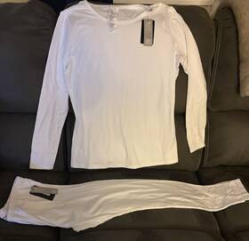 Tsla Whs200 Lot Of 3 Sets Womens Sports Gear Under Garments Tops And Bottoms Med