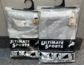 Ultimate Sports 043935069186 Men S Thermal Top Xl-pants L-wool/polypropylene Double Layergray