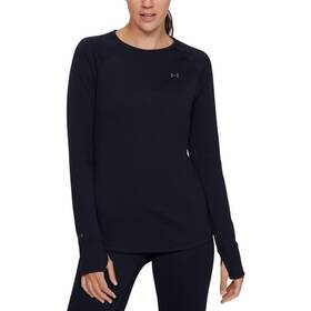 Under Armour 1353351-001 Base 4.0 Top Women Xl Black Thumbholes Long Sleeve Crew Neck Jax523