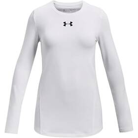 Under Armour 1366065 Coldgear Base Layer Top Girls Xl White Stretch Long Sleeve Dsgl321