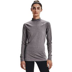 Under Armour 1368702 Coldgear Base Layer Top Womens Small Gray Mock Neck Active Kfc402