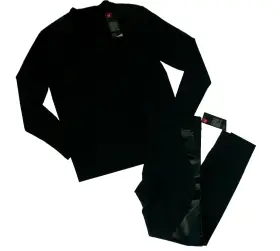 Under Armour 191633239926 Super Base Layer Powerprint 2 Pc Set Leggings And Shirt Mens Xxl New