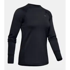 L78902 Under Armour 192810166080 Womens Black Packaged Base Layer 3.0 Crew Top Size Xxl