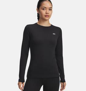 Under Armour 198632661277 Womens Coldgear Base 2.0 - Size Small -black- 6004066-002