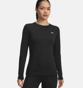 6004066-002 Under Armour 198632661277 Womens Coldgear Base 2.0 - Size Small -black-