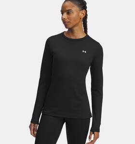 Under Armour 198632804414 Womens Coldgear Base 4.0 - Size Small -black-6004070-002
