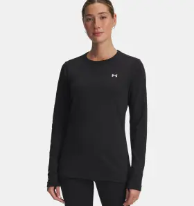 6004065-002 Under Armour 198632805565 Womens Coldgear Base 3.0 Size Small -black-
