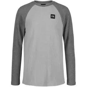 Uofha00f-052 Under Armour Boys Ua Thermal Long Sleeve Mod Gray Shirt Xl 6004752-011