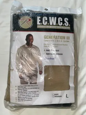 Us Army 613902699267 Desert Sand Cold Weather Gen 3 Bottoms Grid Fleece Large Ecwcs Level 2 Midweight