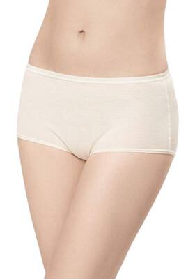 Utenos 770224241782 100% Merino Wool Womens Base Layer Underpants Made In Eu Natural Ivory Xl