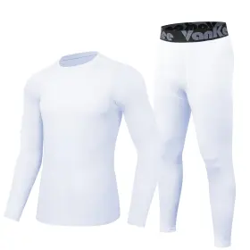 Vk011 Vankee Thermal Underwear Set For Men Fleece Lined Long Johns Thermals Base Layer