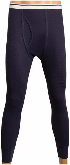 Watsons 062910340027 Mens Blue Xl Waffle Base Layer Pants - Comfortable And Stylish