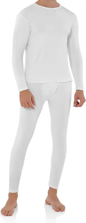 Weerti 313109735767 Mens Fleece Lined Thermal Long Johns Base Layer For Cold Weather
