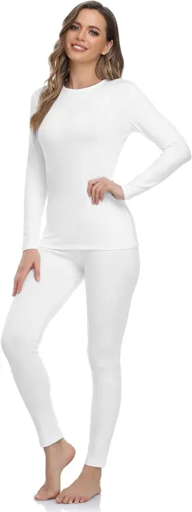 Cd8526104 Weerti Thermal Underwear For Women Long Johns With Fleece Lined Base Layer Wome