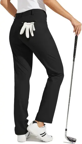 0380808422 Willit Womens Golf Pants Hiking Quick Dry Lightweight 10 Black