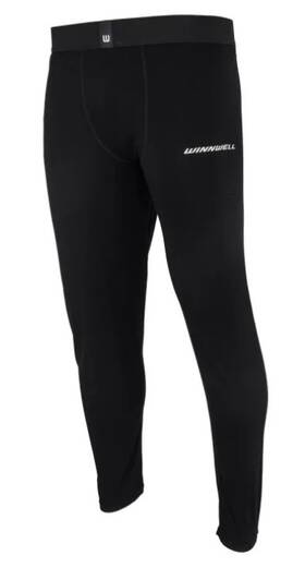 Winnwell Ms1428550 Youth Base Layer Pant-black/white Xl