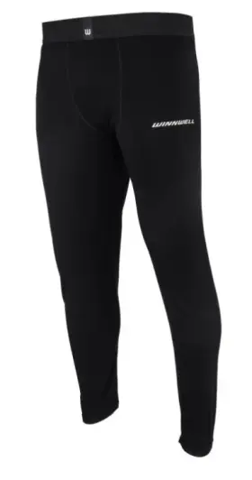 Ms1428550 Winnwell Youth Base Layer Pant-black/white Xl