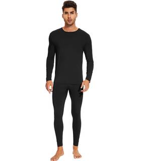 Wiwi G3720170 Thermal Underwear For Men Viscose Long Johns Set Soft Warm Base Layer Lightwe