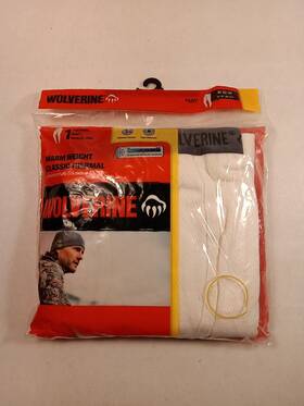 Wolverine 761253680288 New Classic Mens M 32-34 Waffle Thermal Base Layer Pants -nip-white