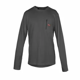 Wrangler 190009373806 Mens Heavy Weight Moisture Wicking Waffle Thermal Top Charcoal Size L