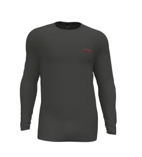 Wrangler 190009477504 Workwear Men S 2xl Base Layer Top Fleece-lined Stretch Wicking Charcoal