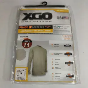 1g11aq Xgo Medium Mens Phase 1 Lightweight Technical Mesh Acclimate Dry Wicking Ag47
