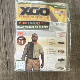 Xgo 4f11a Heavyweight Flame Retardant Fleece Base Layer Long Sleeve Crew Desert Sand