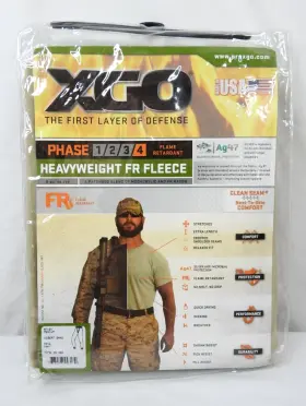 4f12v Xgo Midweight Flame Retardant Thermal Pants Fr Phase 4 Size Medium Tan - New