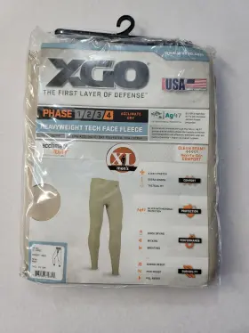 4p12v Xgo Heavyweight Tech Face Fleece Mens Pants Size Xl Desert Sand