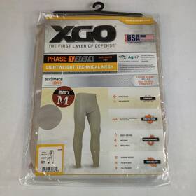 Xgo 785146317709 Medium Phase 1 Long John Pant Acclimate Dry Desert Sand Military Wicking