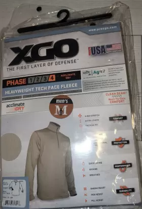 Xgo 785146350072 Phase 4 Acclimate Heavyweight Tech Face Fleece Mens Sz M - New