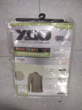 Xgo 785146384039 Mil Phase 3 Acclimate Dry Performance Super Midweight Shirt Desert Sand L