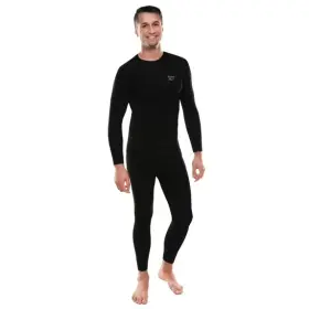 Xtreme 636458551346 Heat Mens Base Layer Set Size M Black Thermal Compression Shirt Pants