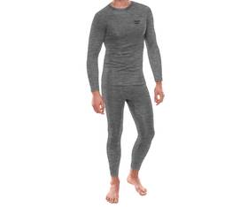 Xtreme Heat 636458551438 Mens Base Layers Set Pants And Shirt Thermal Charcoal Grey Size M