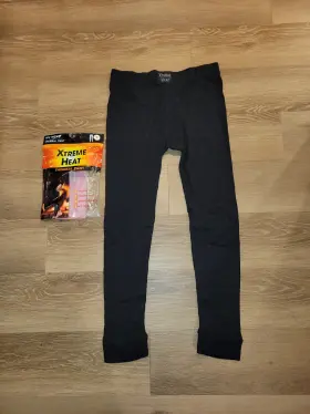 Xtreme Heat 676458686686 Mens Thermal Pant Black Size Small New