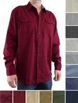 Wrangler Men's Comfort Flex Shirt Denim Twill Long Sleeve Button Up Regular Fit New. Price: $19.99.