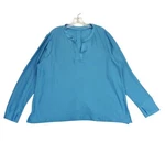 Cuddl Duds Top Women Xl Blue Cozy Long Sleeve Pullover Thumb Holes Lounge Pajama Pre-owned. Price: $13.99.